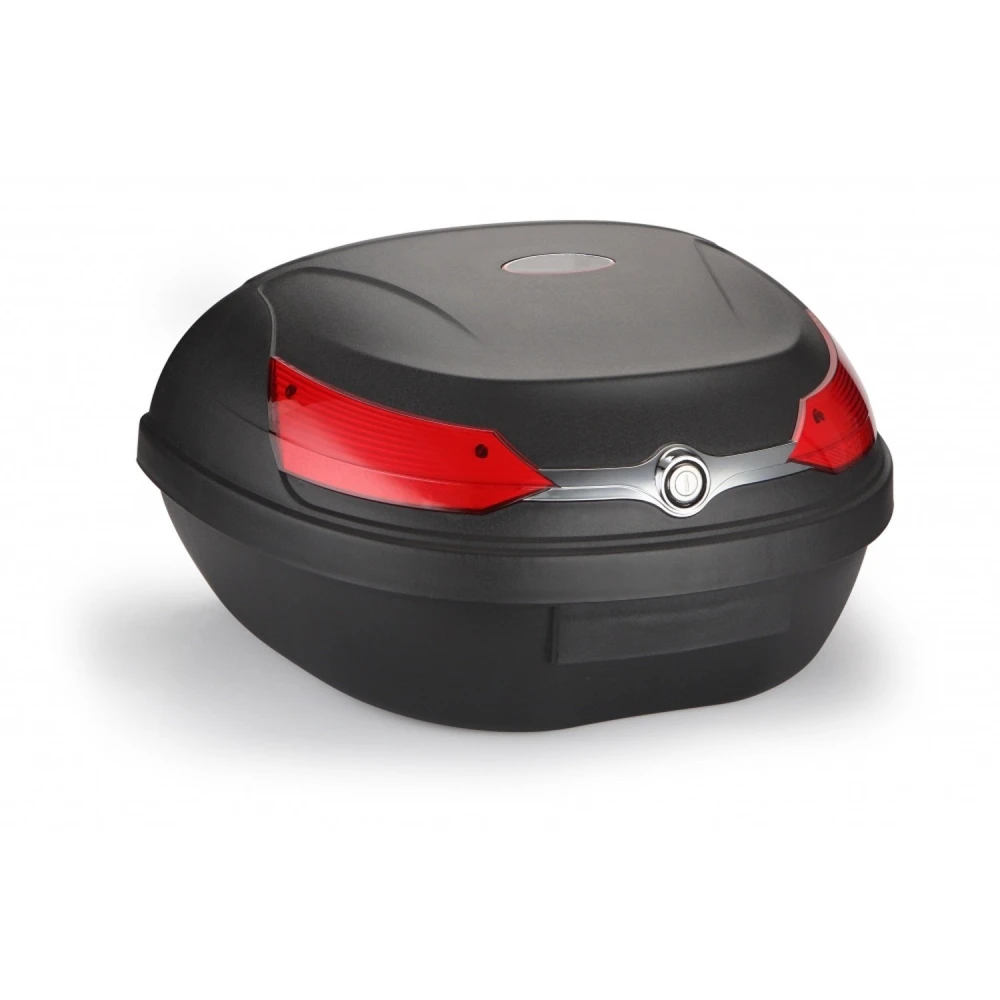 08018 Crni univerzalni moto kofer za skuter XXL 46 L za 2 kacige