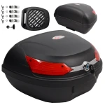08018 Crni univerzalni moto kofer za skuter XXL 46 L za 2 kacige