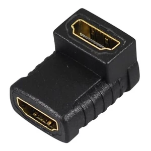 HDMI ženski na HDMI ženski adapter 90° za kompaktne i sigurne priključke