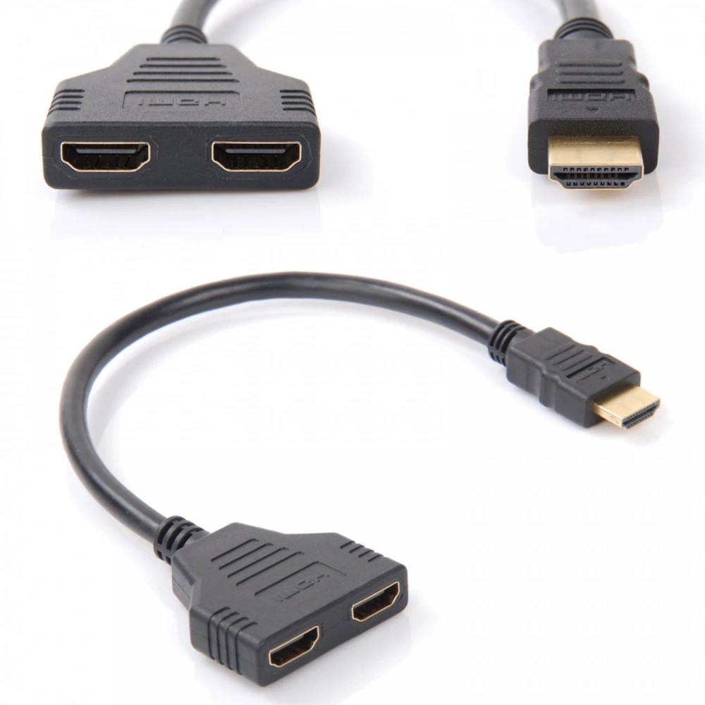 HDMI muški na 2 HDMI ženska izlaza splitter satkit