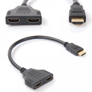 HDMI muški na 2 HDMI ženska izlaza splitter satkit