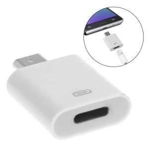8-pinski Lightning ženski na Micro USB muški adapter za Apple i Android