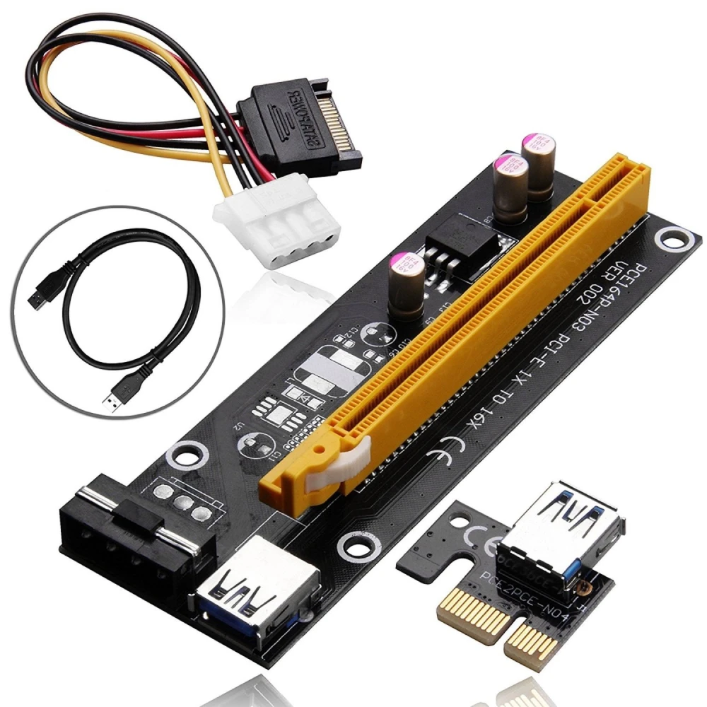 PCI-E 1x na 16x adapter za rudarenje - Satkit