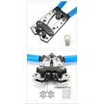 Kliješta za krimpanje 6-50mm² s protukliznim ručkama i podesivom rotacijom