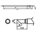 Aoyue LF-4C vrh lemilice s grijačem za lemne stanice