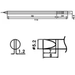 Aoyue LF-52D vrh lemilice s ugrađenim grijačem za stanice za lemljenje