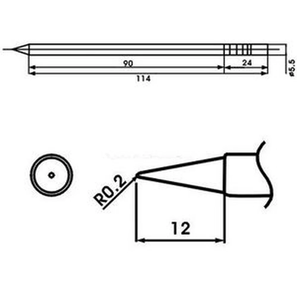 Aoyue LF-LB vrh lemilice s ugrađenim grijačem za lemnu stanicu
