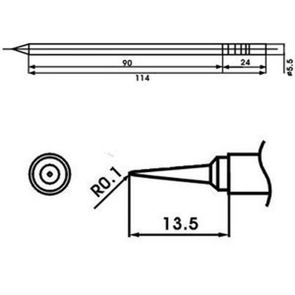 Aoyue LF-LI vrh lemilice s ugrađenim grijačem - originalni dio