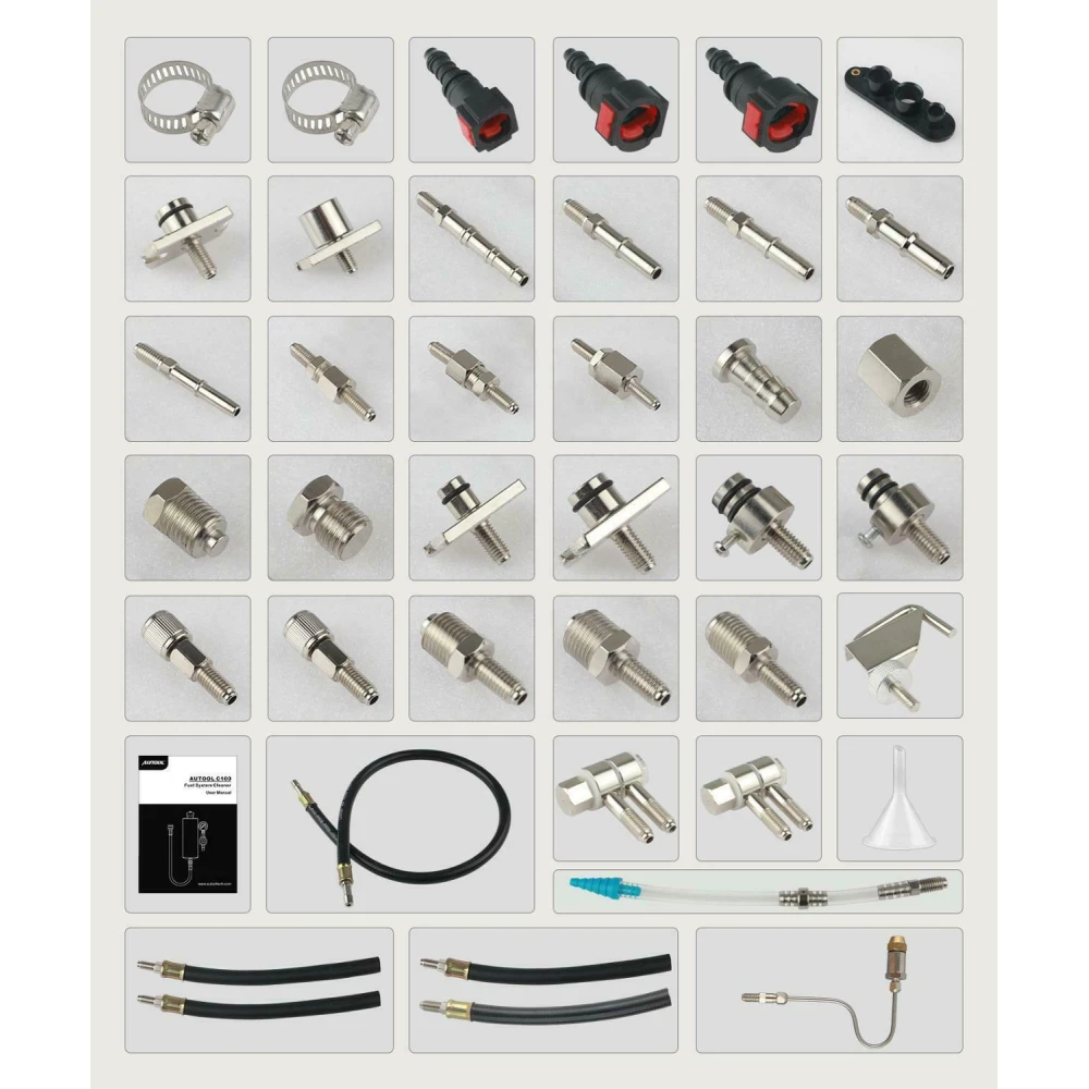 AUTOOL C100 čistač benzinskih injektora s adapterima za auto