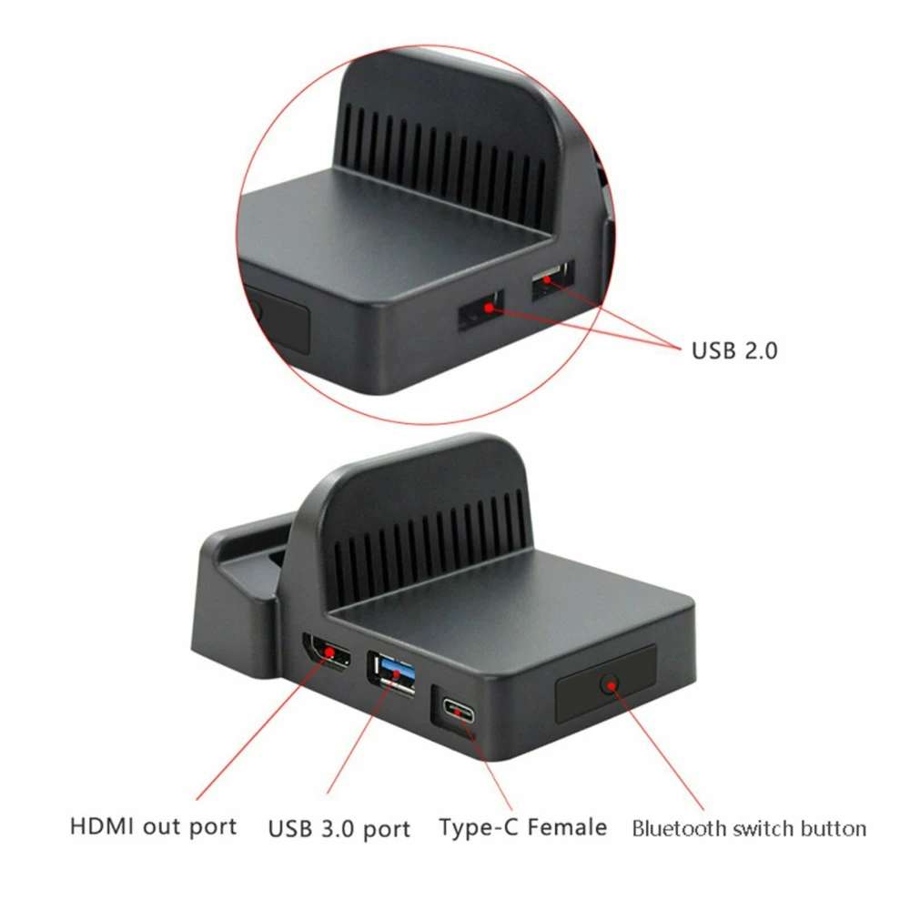 Prijenosna dock stanica za Nintendo Switch - kompaktni mini dock HDMI USB