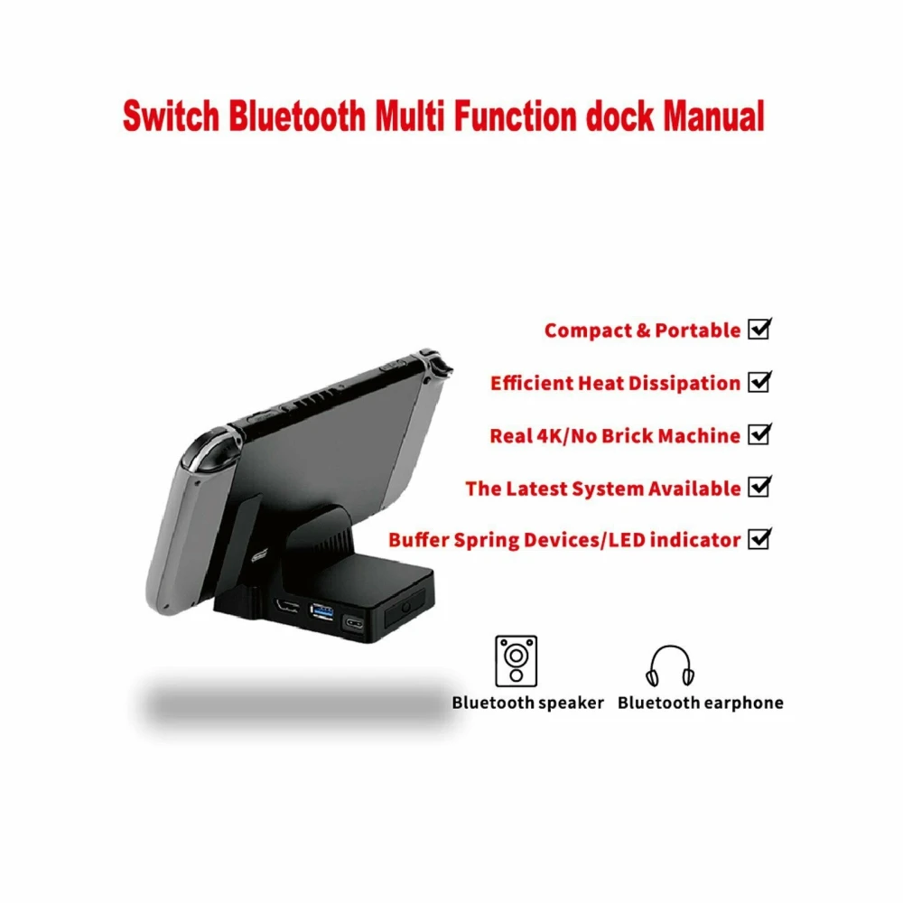 Prijenosna dock stanica za Nintendo Switch - kompaktni mini dock HDMI USB