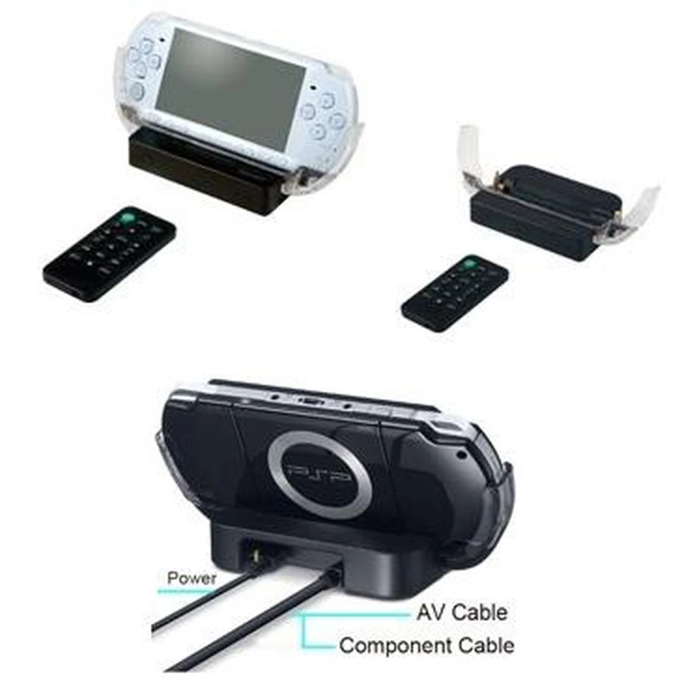 Multimedijska baza s daljinskim za PSP 2000/3000 kompatibilna s TV-om