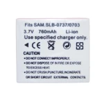 Kompatibilna baterija Samsung SB-L0737 za Samsung digitalne kamere
