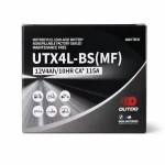 Motociklistička Baterija AGM 12V 4Ah OUTDO UTX4L-BS(MF) - Kompatibilna Yuasa YTX4L-BS / GTX4L-BS / ETX4L-BS
