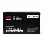 Motociklna Baterija AGM 12V 9Ah OUTDO UTX9-BS(MF) - Kompatibilna Yuasa YTX9-BS / GTX9-BS / ETX9-BS