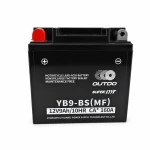 Motocikl AGM Baterija 12V 9Ah OUTDO YB9-BS(MF) - Kompatibilna Yuasa YB9-B / GS GM9Z-3B-1 / GS YB9-B / 12N9-4B-1 (flooded)