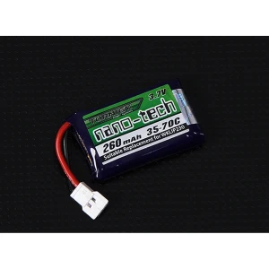 Baterija za kvadkopter JD-385 Turnigy Nano-Tech 260mAh 1S 3.7V za JXD dronove