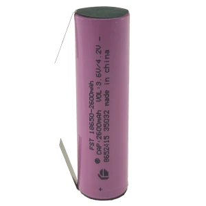 Amass Visokokvalitetna punjiva baterija 18650 2600mAh 3,7V s lemnom trakom