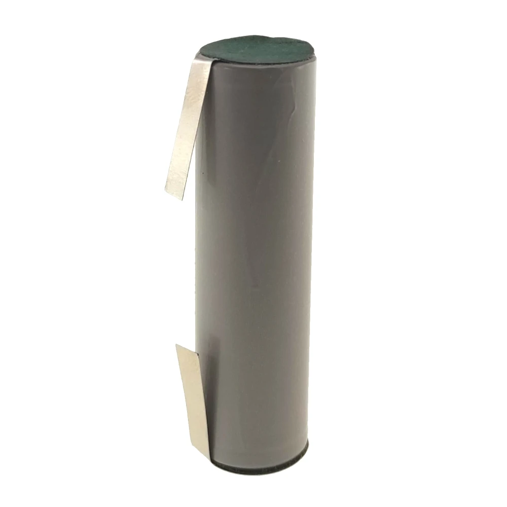 Batería pila recargable 18650 3000mAh para soldar con lengüeta y peso ligero