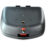 Univerzalni moto kofer 46 litara srebrni - za 2 kacige s bravom