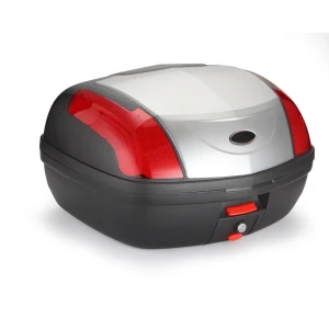 Mlink Univerzalni moto kofer 46 litara srebrni - za 2 kacige s bravom