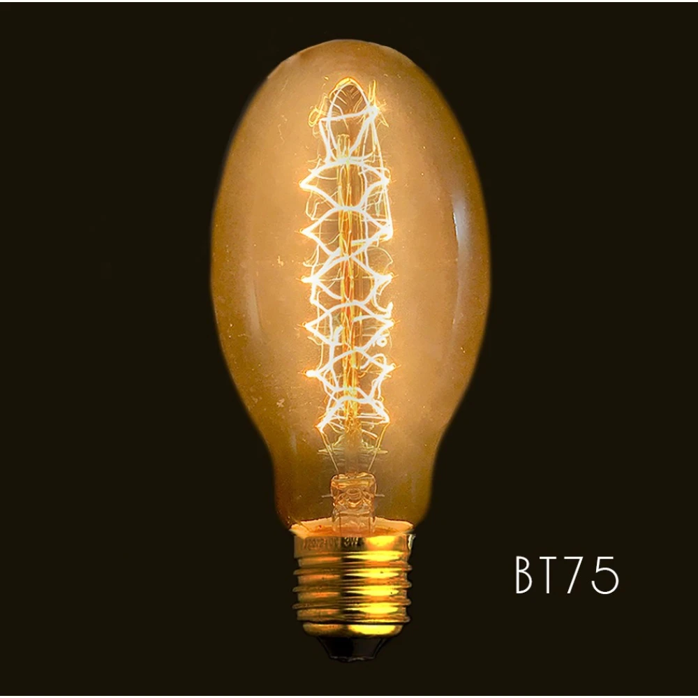 Vintage Edison žarulja s nitima BT75 E27 40W za industrijski dekor
