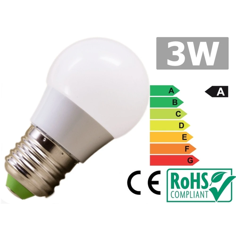 LED žarulja E27 3W 3000K topla svjetlost za učinkovitu rasvjetu