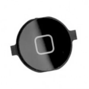 Crni Home gumb za iPhone 4 - originalni rezervni dio za popravak