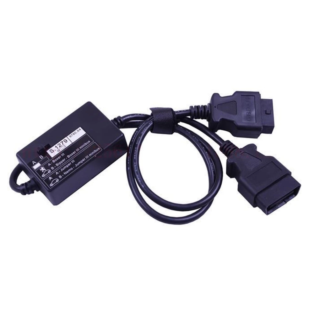 Cable adaptador S.1279 para Lexia-3 Citroen Peugeot en primer plano