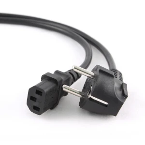 Kabel za napajanje PC 5 metara sa Schuko na IEC kutnim konektorom za ured i dom