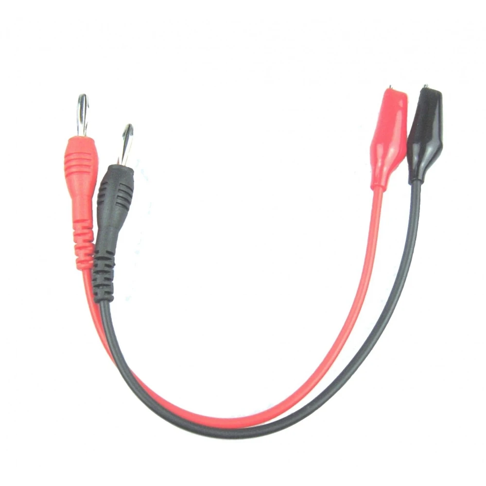 Amass kabel banana na krokodilke - testni kabel 1 m