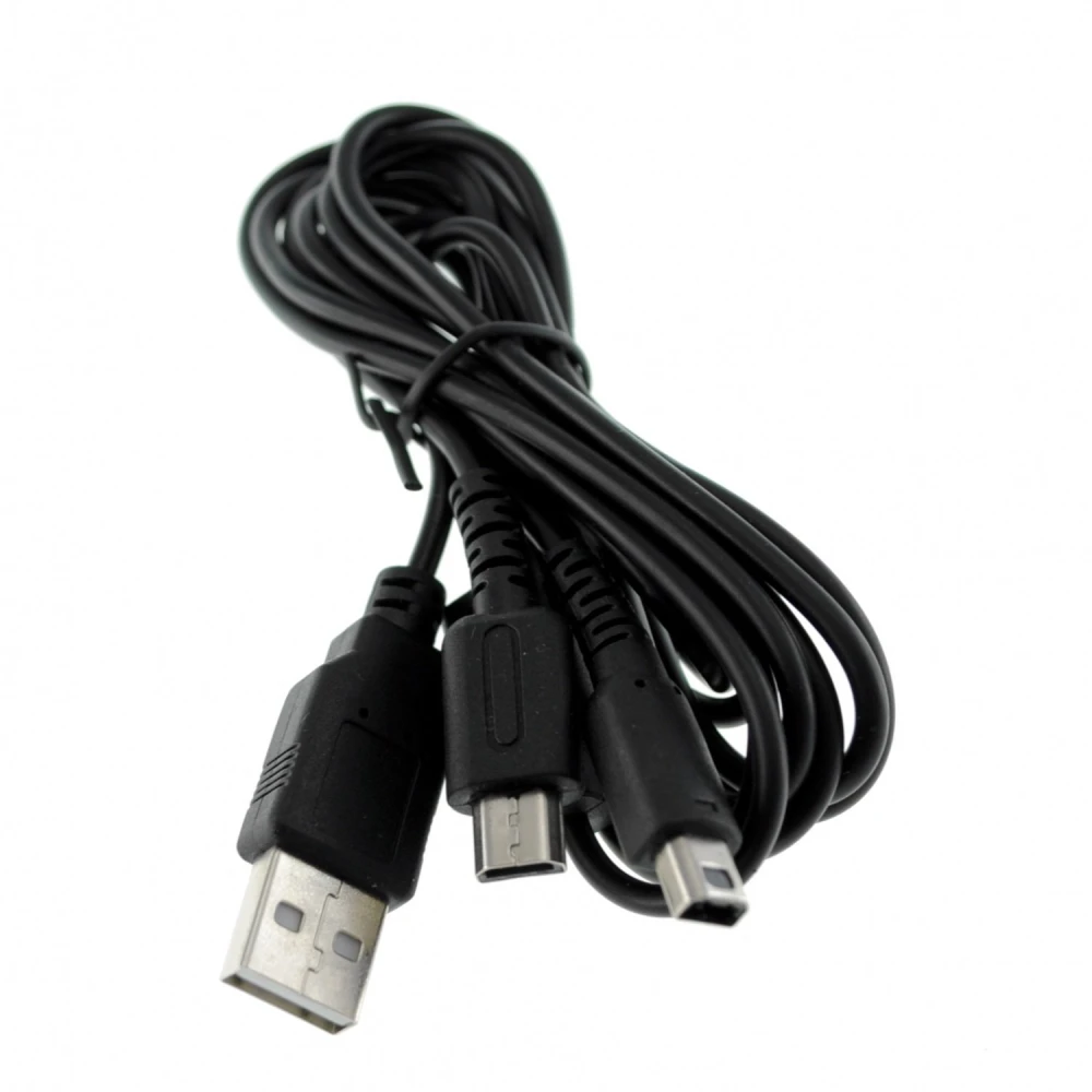 Kompatibilni USB dvostruki kabel za punjenje NDSLITE, NDSI, DSI XL i 3DS