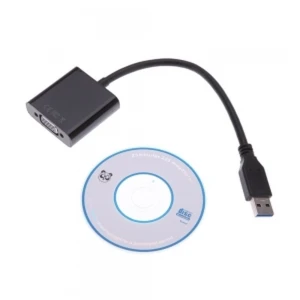 satkit USB 3.0 na VGA pretvarački kabel za monitor 1080p - satkit