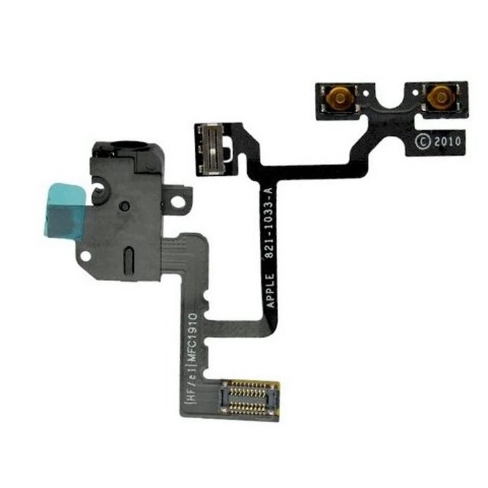 Audio flex kabel za iPhone 4 crni - originalni rezervni dio