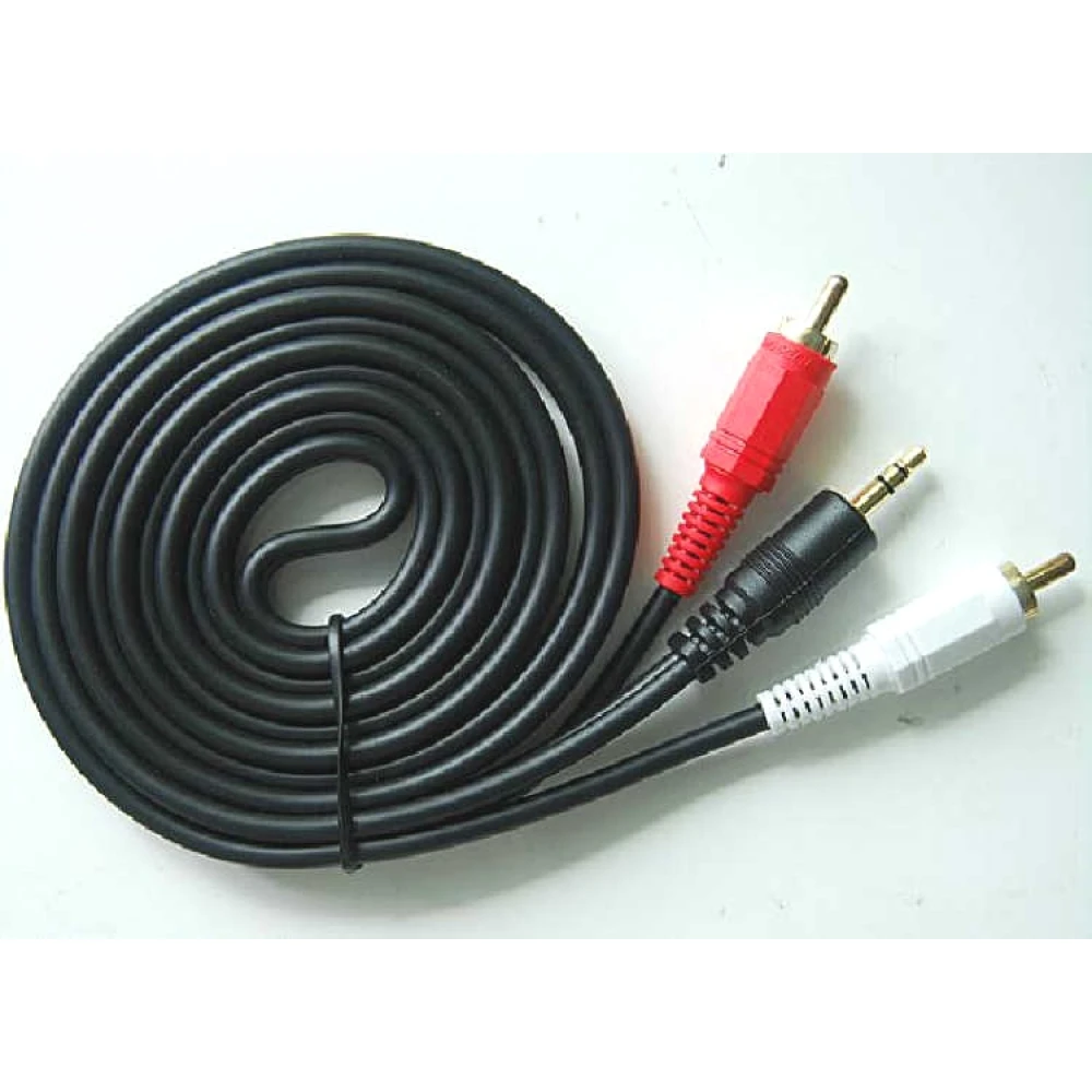 Kabel jack 3,5 mm na 2 RCA visoke kvalitete 1.5m za audio vezu