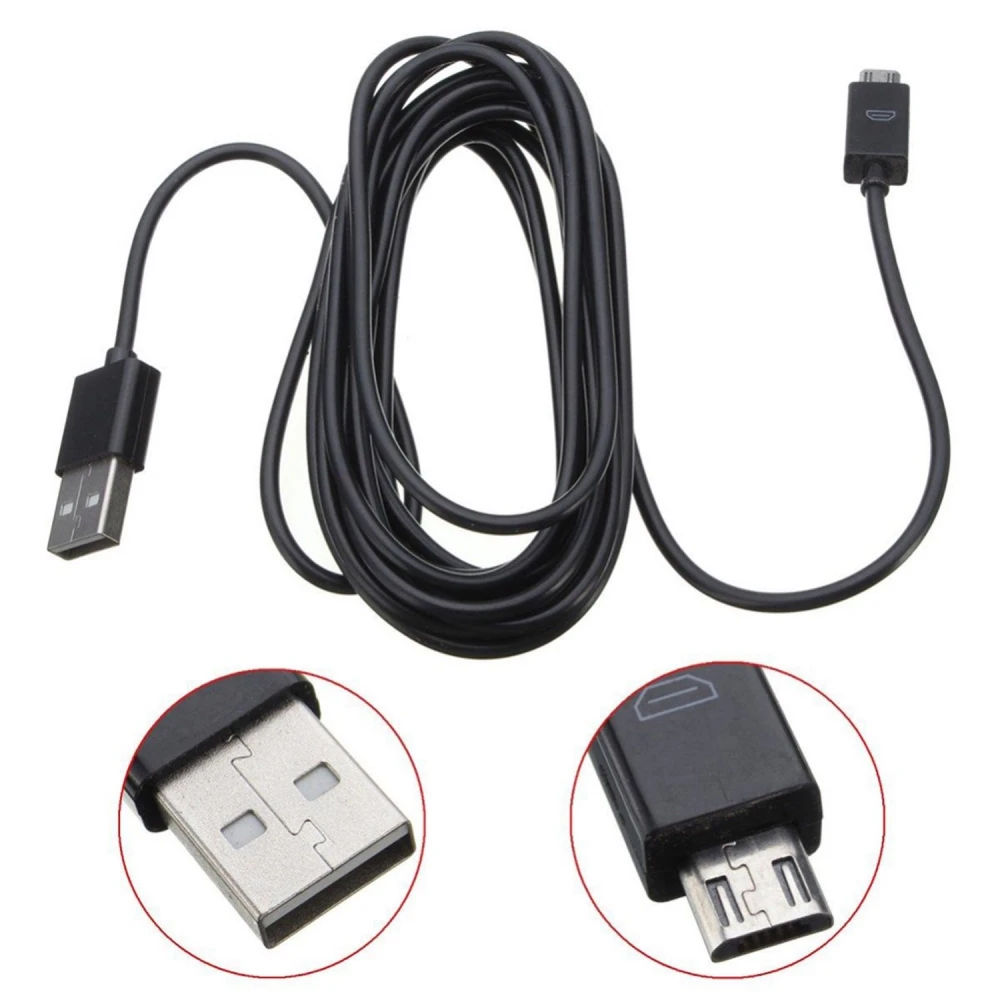 Micro USB kabel 3 m za PS4 i Xbox One kontroler - punjenje i igra