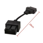 Kia OBD1 na OBD2 kabel: dijagnostički adapter 20Pin na 16Pin kompatibilan s KIA