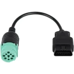 OBD2 kabel 9 Pin na 16 Pin za Cummins kamion - profesionalni dijagnostički adapter