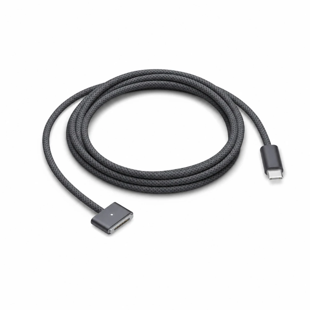 Kabel USB-C na MagSafe 3 140W za MacBook Pro i Air - 2 m pleteni, Space Grey