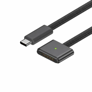 Kabel USB-C na MagSafe 3 140W za MacBook Pro i Air - 2 m pleteni, Space Grey