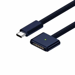 Kabel USB-C na MagSafe 3 140W za MacBook Pro i Air - 2 m pleteni, Midnight