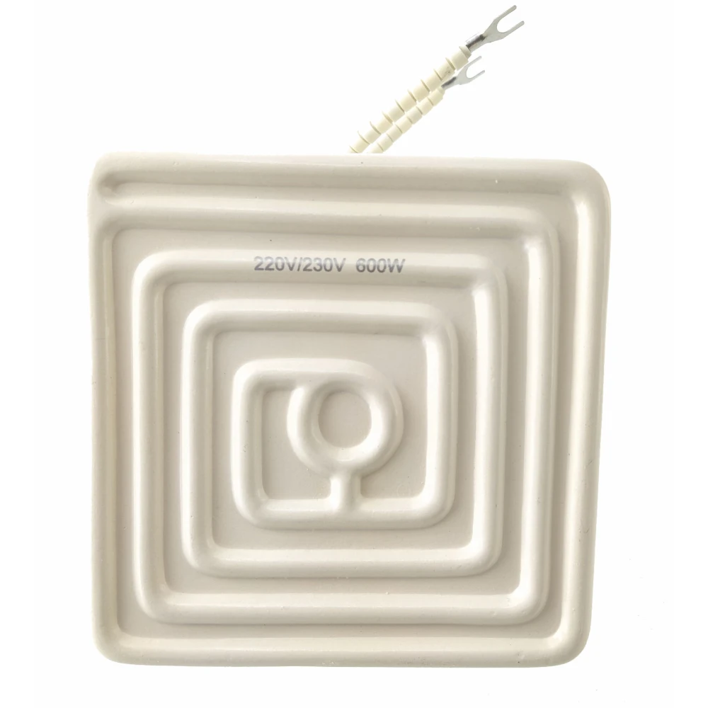 Keramički IR grijač 12x12cm 600w bijeli za lemne stanice Mlink