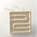 Repuesto calentador cerámico blanco 7x7cm 200w para estación de soldadura Mlink