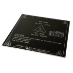 Grijana aluminijska podloga MK3 200x200 za 3D printer Prusa