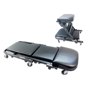 Sklopiva mehaničarska ležaljka i stolica s kotačima