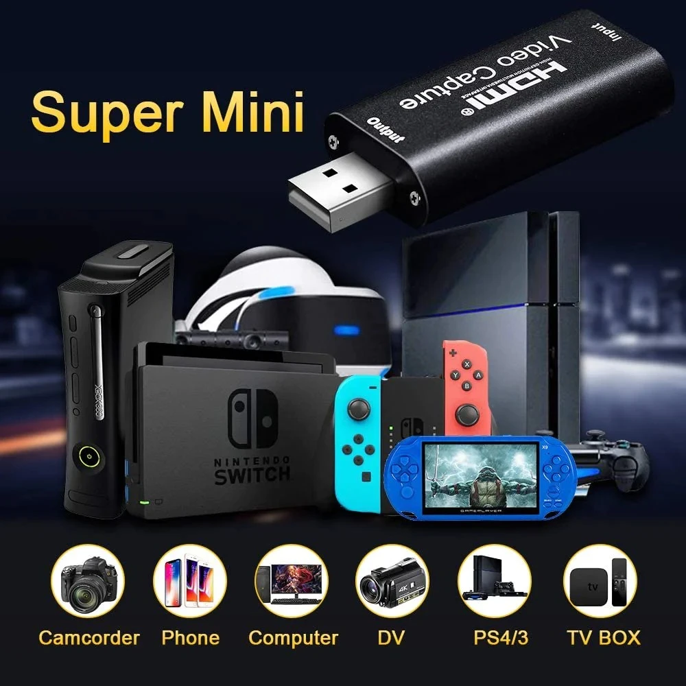 HDMI USB 1080P video capture card za streaming, igre i videokonferencije