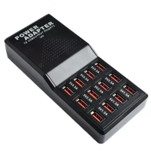 USB punjač 12 priključaka 5V 30A - stanica za brzo punjenje za pametne telefone i tablete