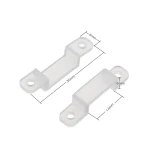 Soporte clip transparente para montaje de tiras LED 12V YourLed
