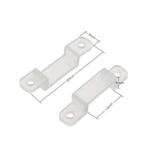 Prozirna silikonska kopča za LED trake 12V