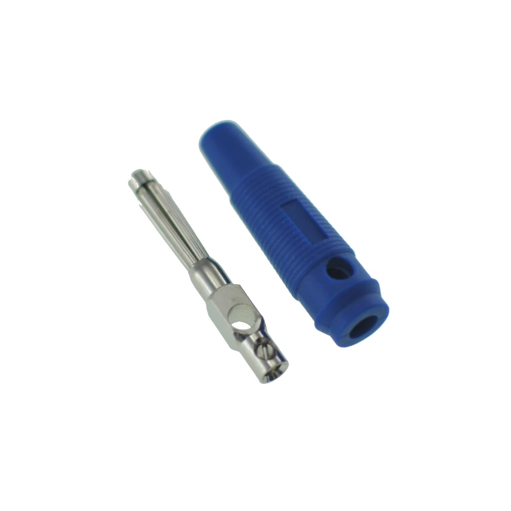 Plavi banana konektor 4mm BP4526 za mjerne kabele i multimetre